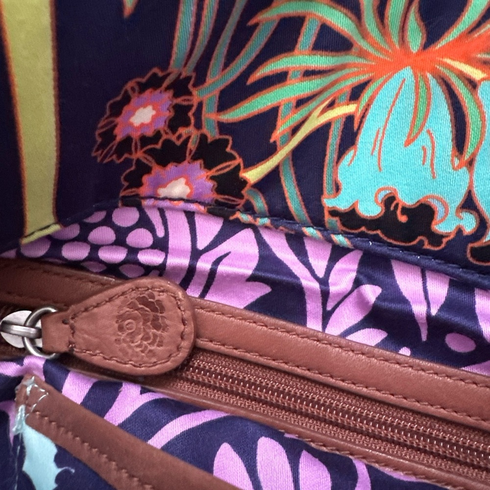 Amy Buttler‎ by Kalencom Women’s Duffle Bag Navy Sari Flower 2009 Collection - Picture 9 of 15